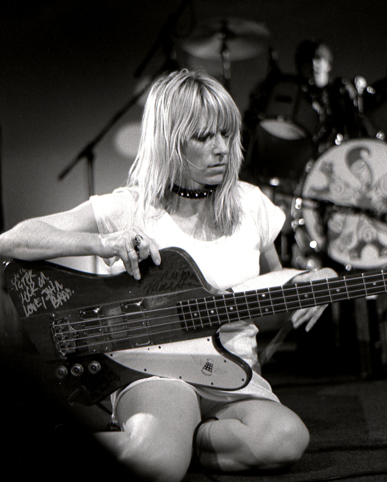 Sonic Youth: Iconic Black and White Film Photo by Tony Mott